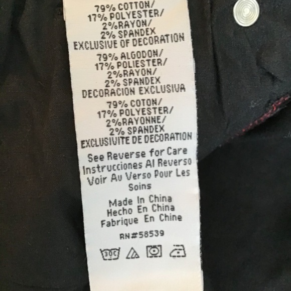 Stella BLUE high rise crop tux size STS BLue 28 - Picture 8 of 8